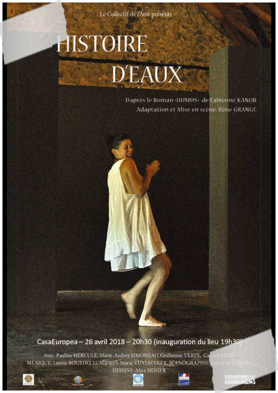 Affiche spectacle "Histoire d'Eaux" (Collectif d'Atre)